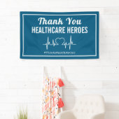 Hartelijk dank voor de gezondheidshypoen spandoek (Insitu)