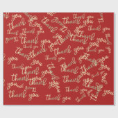 Hartelijk dank voor de gouden bruidsdag van de bru cadeaupapier (Vlak)