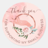 Hartelijk dank voor de handleiding Nail Salon voor Ronde Sticker (Voorkant)