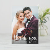 Hartelijk dank voor de Kaart voor het moderne scri (Staand voorkant)