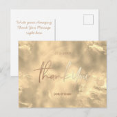 Hartelijk dank voor de kaarten Faux Folie Gold (Voorkant / Achterkant)