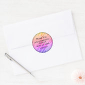 Hartelijk dank voor de klassieke ronde Sticker (Envelop)