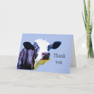 Hartelijk dank voor de Koe van Moo ch Funny Bedankkaart