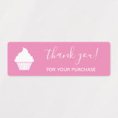 Hartelijk dank voor de Logo Kooproze Gepersonalise Labels (Design 2)