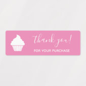 Hartelijk dank voor de Logo Kooproze Gepersonalise Labels (Design 1)