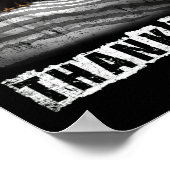 Hartelijk dank voor de militaire herdenkingsdag 4  poster (Hoek)