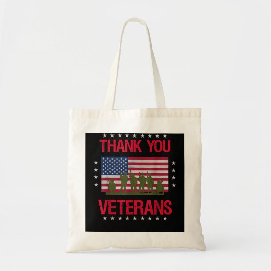 Hartelijk dank voor de militaire herdenkingsdag va tote bag (Voorkant)