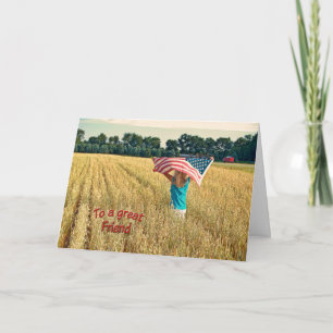 Hartelijk dank voor de militaire vriend bedankkaart