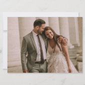 Hartelijk dank voor de multi-foto collage bruiloft (Achterkant)