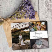 Hartelijk dank voor de multi-foto collage bruiloft