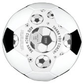 Hartelijk dank voor de namen van de zwarte en witt voetbal (Gedraaid)