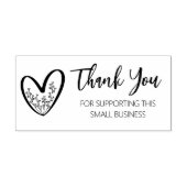 Hartelijk dank voor de ondersteuning van dit klein 	rubberstempel (Afrduk)