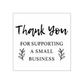 Hartelijk dank voor de ondersteuning van het klein 	rubberstempel (Afrduk)