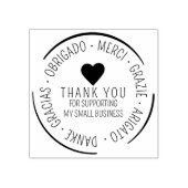 Hartelijk dank voor de ondersteuning van het meert 	rubberstempel (Afrduk)