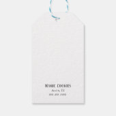 Hartelijk dank voor de ondersteuning van labels vo cadeaulabel (Achterkant)