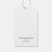 Hartelijk dank voor de ondersteuning van labels vo cadeaulabel (Achterkant)