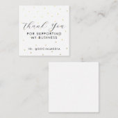 Hartelijk dank voor de ondersteuning van Mijn Busi Informatiekaartje (Voorkant / Achterkant)