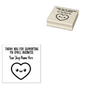 Hartelijk dank voor de ondersteuning van mijn klei 	rubberstempel (Gestempeld)