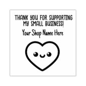 Hartelijk dank voor de ondersteuning van mijn klei 	rubberstempel (Afrduk)