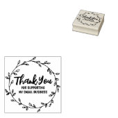 Hartelijk dank voor de ondersteuning van mijn klei 	rubberstempel (Gestempeld)