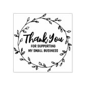 Hartelijk dank voor de ondersteuning van mijn klei 	rubberstempel (Afrduk)