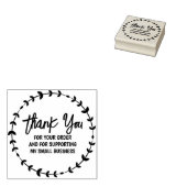 Hartelijk dank voor de ondersteuning van mijn klei rubberstempel (Gestempeld)