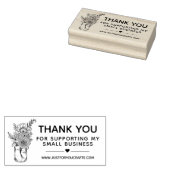 Hartelijk dank voor de ondersteuning van mijn klei 	rubberstempel (Gestempeld)