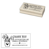 Hartelijk dank voor de ondersteuning van mijn klei 	rubberstempel (Gestempeld)