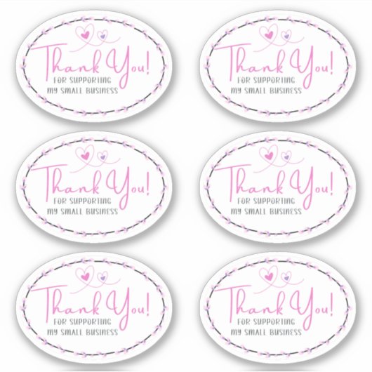 Hartelijk dank voor de ondersteuning van mijn klei sticker (Voorkant)