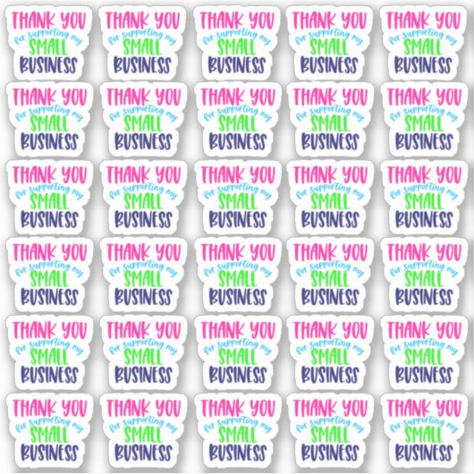 Hartelijk dank voor de ondersteuning van mijn Stic Sticker (Voorkant)