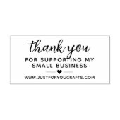 Hartelijk dank voor de ondersteuning van mijn webs 	rubberstempel (Afrduk)