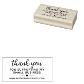 Hartelijk dank voor de ondersteuning van mijn webs 	rubberstempel (Gestempeld)