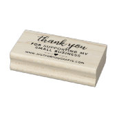 Hartelijk dank voor de ondersteuning van mijn webs 	rubberstempel (Stempel)