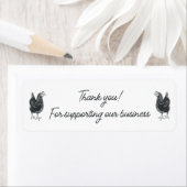 Hartelijk dank voor de ondersteuning van onze bedr etiket (Insitu)