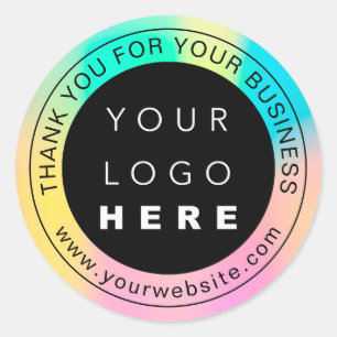 Hartelijk dank voor de professionele promotie van ronde sticker
