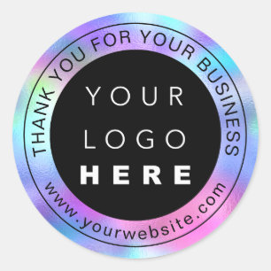 Hartelijk dank voor de professionele promotie van ronde sticker