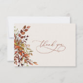 Hartelijk dank voor de seizoensgebonden Kaart van (Voorkant)