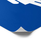 Hartelijk dank voor de sociale vervorming poster (Hoek)