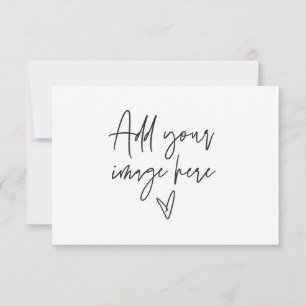 Hartelijk dank voor de Visitekaartje die een pakbo Save The Date