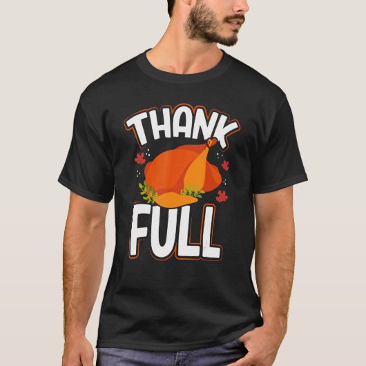 Hartelijk dank voor de volledige Thanksgiving van T-shirt (Voorkant)