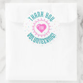 Hartelijk dank voor de vrijwilliger Sticker of But (Tas)