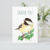 Hartelijk dank voor de Waterverf Natuur van Chicka Bedankkaart (Staand voorkant)