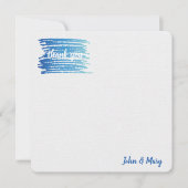 Hartelijk dank voor de Waterverf Verf Smudge Kaart (Voorkant)