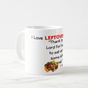 Hartelijk dank voor eten! koffiemok