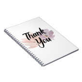 Hartelijk dank voor Floral Notitieboek (Rechterzijde)