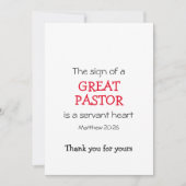 Hartelijk dank voor GREAT PASTOR SERVANT HEART Mod (Voorkant)