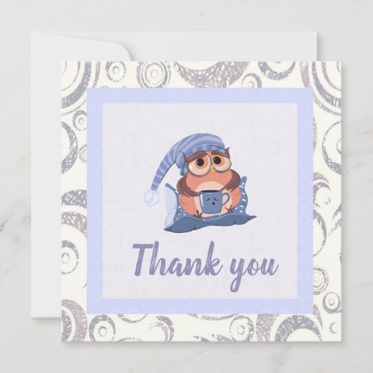 Hartelijk dank voor het blauw grijs Pet (Voorkant)