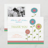 Hartelijk dank voor het Briefkaart van de regenboo (Voorkant / Achterkant)