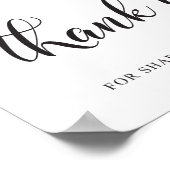 Hartelijk dank voor het delen van ons speciale huw poster (Hoek)