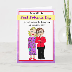 Hartelijk dank voor het feit dat u mijn beste vrie kaart